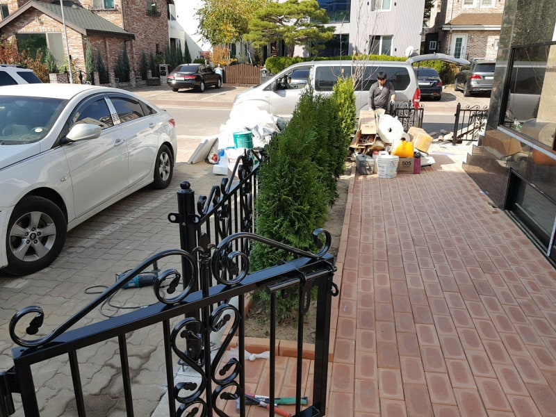 일산 주택시공 ㅡ 일산 울타리 ㅡ 일산 디자인휀스 시공