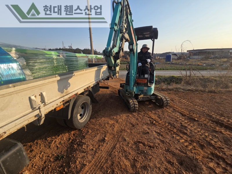 보령휀스 펜스 울타리 - 보령시 대천동에 위치한 전답에 메쉬휀스를 시공한 현장을 소개합니다.