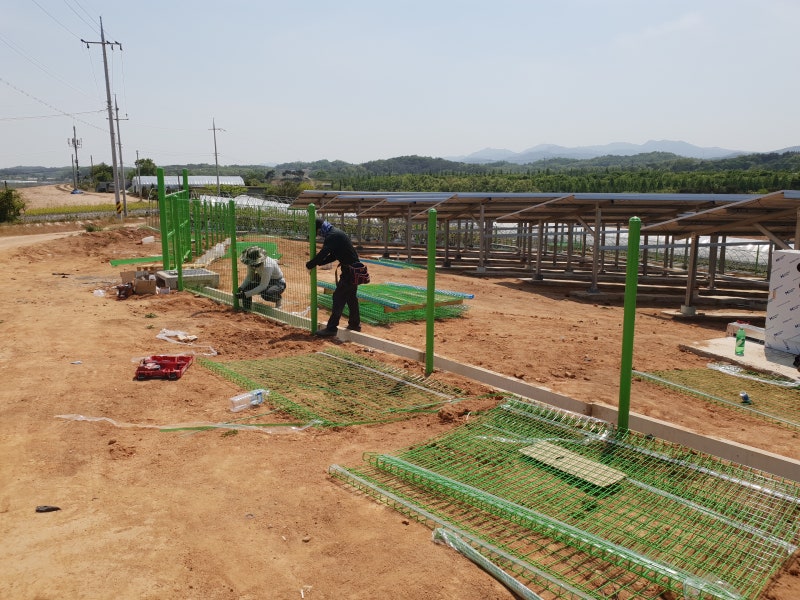 예산휀스ㅡ예산울타리 고덕면 상몽리 태양광휀스 시공 예산휀스ㅡ예산울타리 고덕면 상몽리 태양광휀스 시공