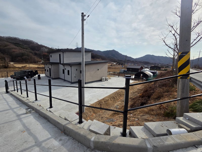 강원도 원주휀스 전원주택 펜스 반려견을 위한 대문 설치