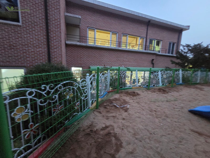 서울휀스 현대휀스산업 구로구 동정성모유치원 놀이터 메쉬휀스 시공 후기
