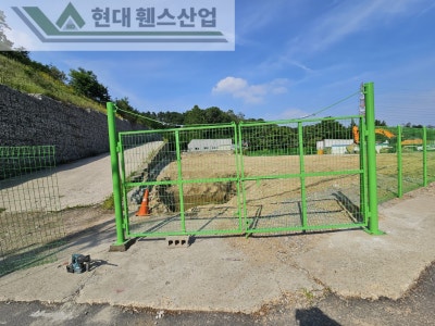 여주휀스 펜스 울타리 - 여주시 우만동에 위치한 연수원 건물 예정지에 메쉬휀스를 설치한 현장을 소개합니다.