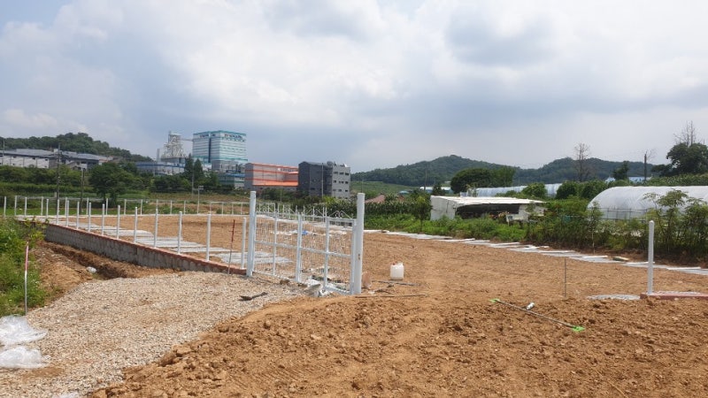 아산휀스ㅡ아산울타리ㅡ아산둔포면 경계휀스시공