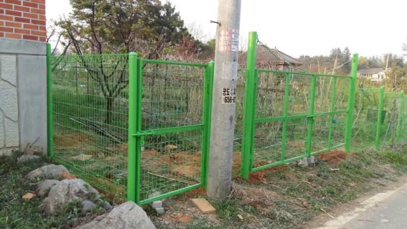 천안휀스ㅡ천안 울타리 안서동 텃밭 울타리시공