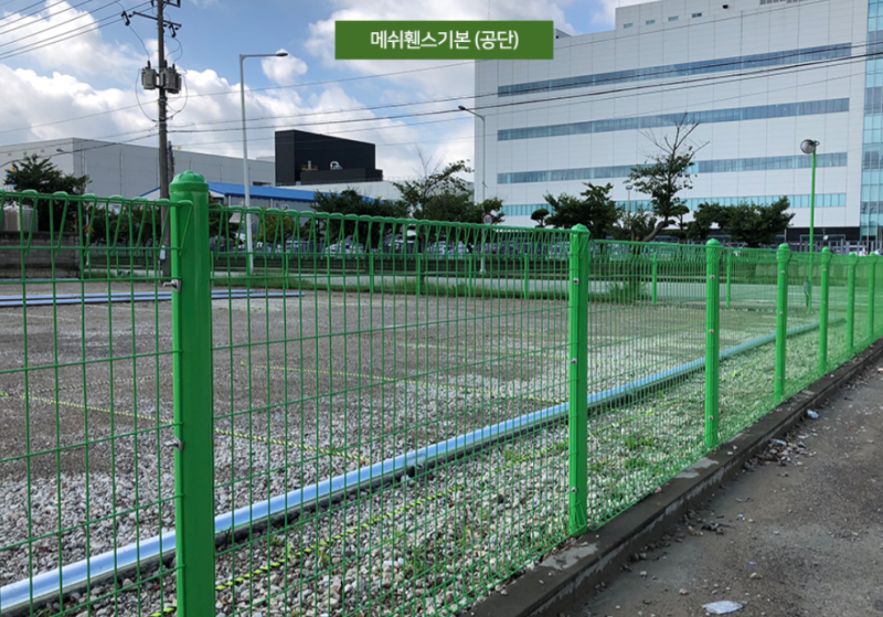 인천휀스 펜스 설치 남동공단 적재창고 메쉬휀스 앙카타입 H6000 시공 인천휀스 펜스 설치 남동공단 적재창고 메쉬휀스 앙카타입 H6000 시공