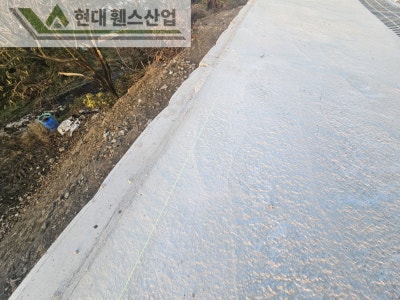 논산휀스 펜스 울타리 - 논산시 양촌면에 위치한 음식점 경계에 추락방지용 베이직 A형휀스를 시공한 현장을 소개합니다.