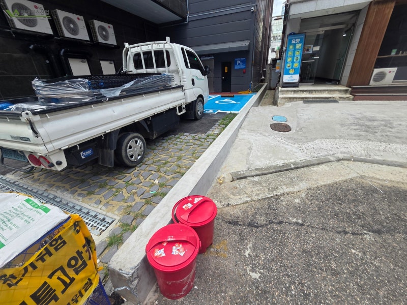 평택휀스 설치 상가 원룸단지 경계 구획 마무리 [현대휀스산업]