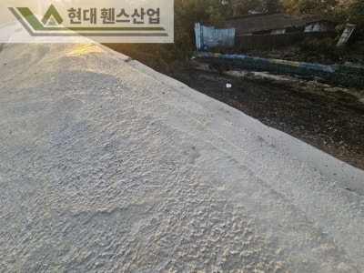논산휀스 펜스 울타리 - 논산시 양촌면에 위치한 음식점 경계에 추락방지용 베이직 A형휀스를 시공한 현장을 소개합니다.