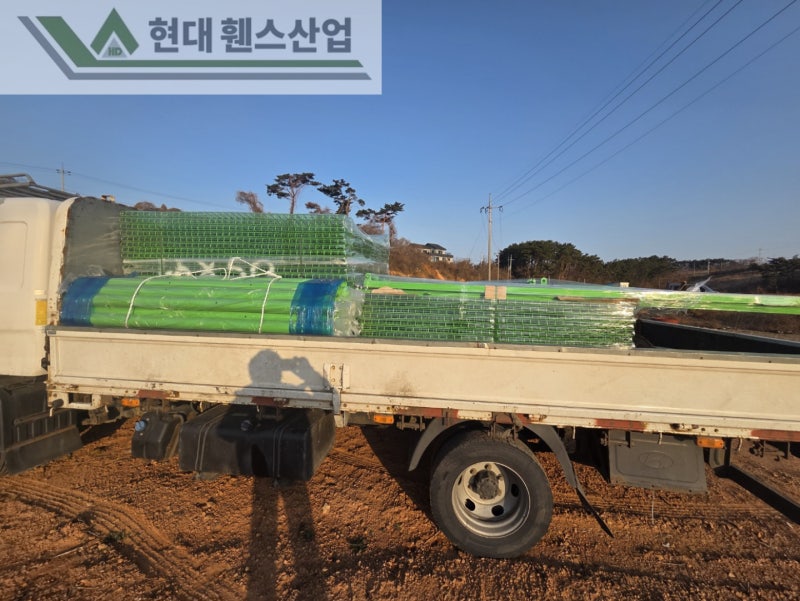 보령휀스 펜스 울타리 - 보령시 대천동에 위치한 전답에 메쉬휀스를 시공한 현장을 소개합니다.