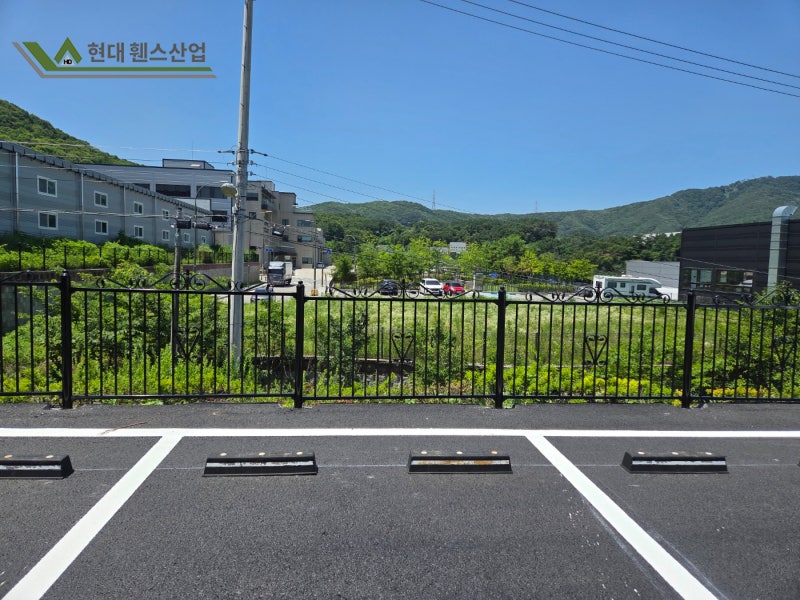 용인휀스 처인구 유방동 공장 시공 디자인휀스 추가 70m 설치
