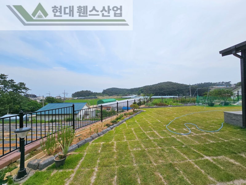 평택휀스 펜스 울타리 - 평택시 칠원동에 위치한 전원주택단지에 베이직휀스를 설치한 현장을 소개합니다.