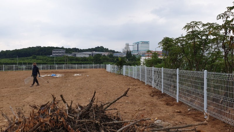 아산휀스ㅡ아산울타리ㅡ아산둔포면 경계휀스시공