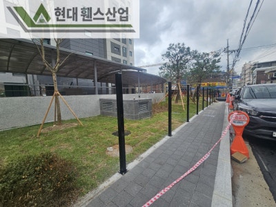 남양주 휀스 펜스 울타리 - 남양주시 진전읍에 위치한 신축 아파트 단지 경계에 베이직 A형휀스를 시공한 현장을 소개합니다.
