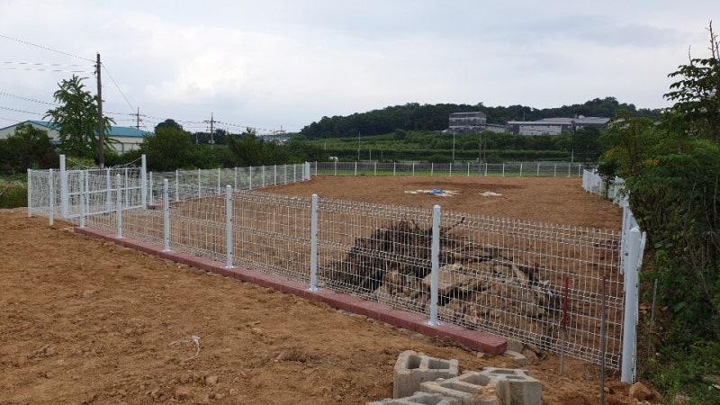 아산휀스ㅡ아산울타리ㅡ아산둔포면 경계휀스시공