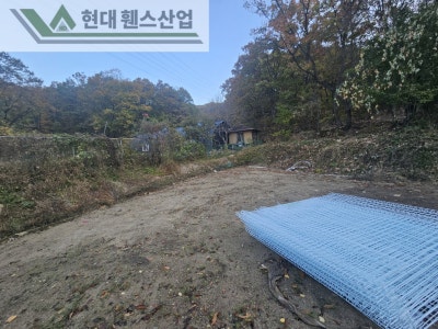 이천휀스 펜스 울타리 - 이천시 부발읍에 위치한 유기견보호소 경계에 메쉬휀스를 시공한 현장을 소개합니다.