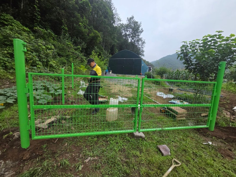 아산휀스 쌍문 대문 설치 메쉬휀스 토공용 영인산 인근 사유지 경계 펜스 시공 아산휀스 쌍문 대문 설치 메쉬휀스 토공용 영인산 인근 사유지 경계 펜스 시공
