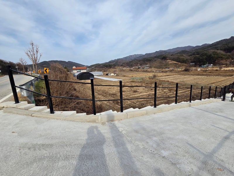 강원도 원주휀스 전원주택 펜스 반려견을 위한 대문 설치