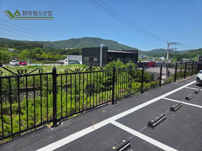 용인휀스 처인구 유방동 공장 시공 디자인휀스 추가 70m 설치