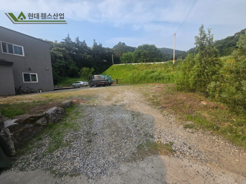 [양평휀스] 펜스 대문 설치 메쉬 휀스 매립형타입 시공