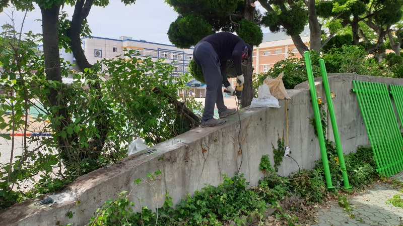 울산휀스ㅡ울산 울타리 울산 대성중 종골창살 휀스시공 울산휀스ㅡ울산 울타리 울산 대성중 종골창살 휀스시공