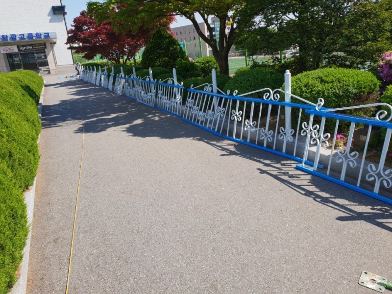 평택휀스ㅡ평택울타리ㅡ평택한광고등학교화단휀스설치 평택휀스ㅡ평택울타리ㅡ평택한광고등학교화단휀스설치