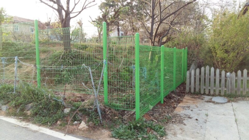 천안휀스ㅡ천안 울타리 안서동 텃밭 울타리시공