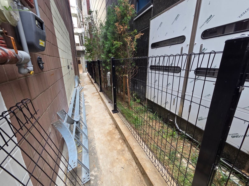 평택휀스 설치 상가 원룸단지 경계 구획 마무리 [현대휀스산업]