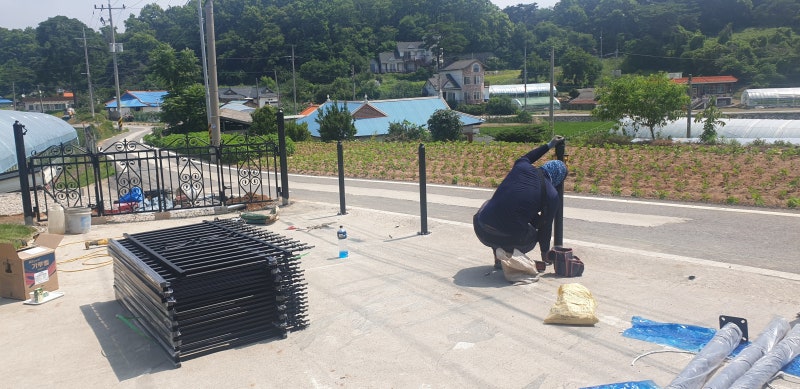 제천시 전원주택시공 ㅡ 제천 울타리 ㅡ 제천디자인휀스 시공