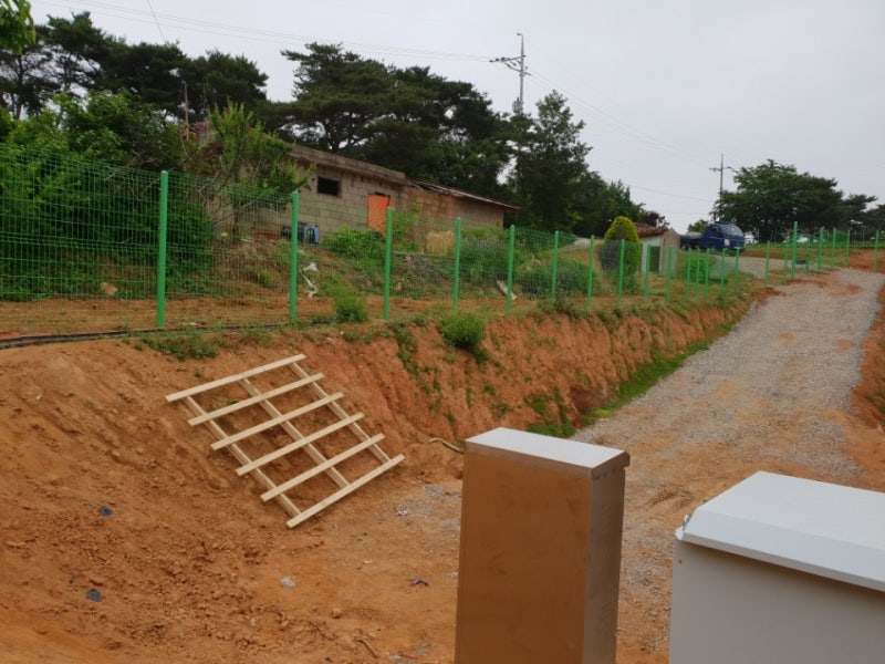 경주휀스ㅡ태양광보호 메쉬휀스시공