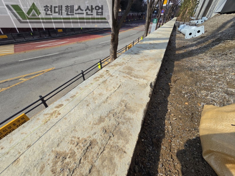 평택휀스 펜스 울타리 - 평택시 비전동에 위치한 신축 주택 경계에 추락방지용 메쉬휀스를 시공한 현장을 소개합니다.
