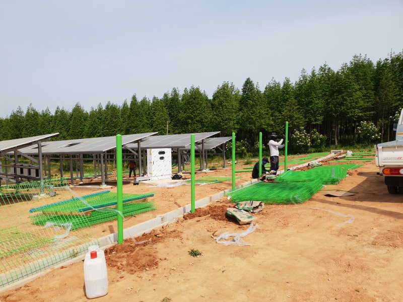 예산휀스ㅡ예산울타리 고덕면 상몽리 태양광휀스 시공 예산휀스ㅡ예산울타리 고덕면 상몽리 태양광휀스 시공